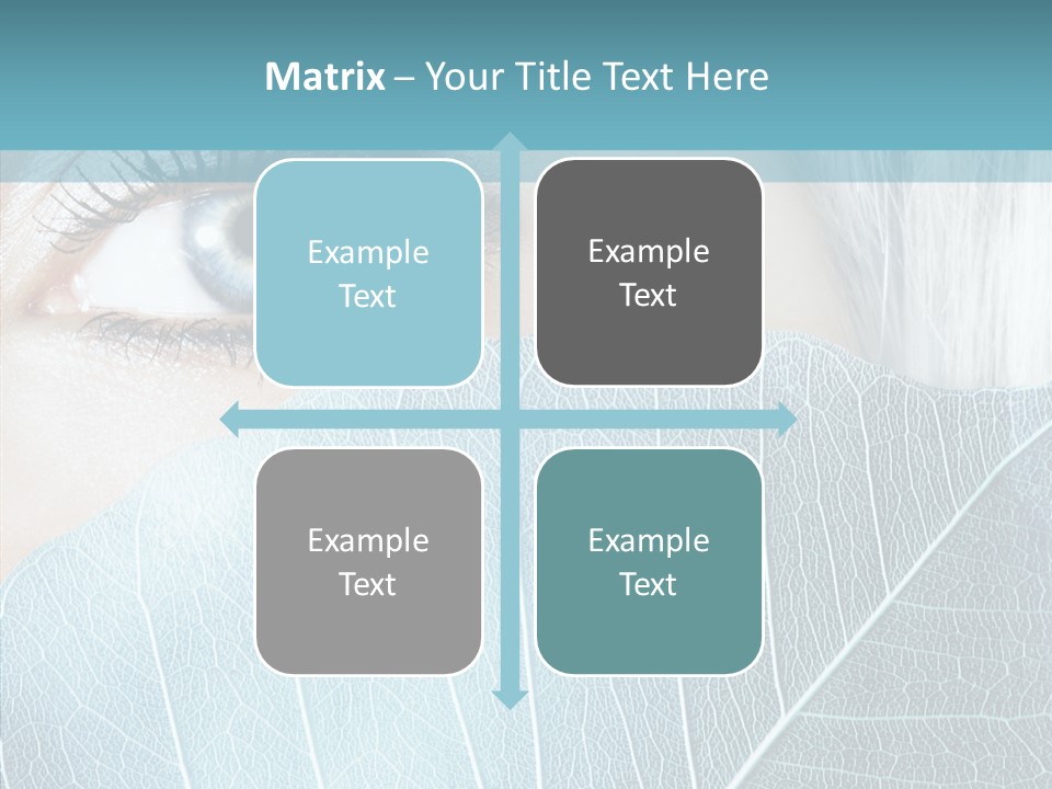 Natural Girl Mascara PowerPoint Template