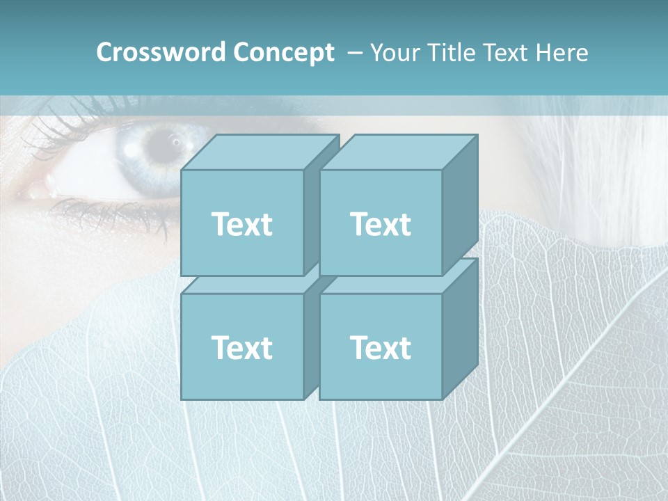 Natural Girl Mascara PowerPoint Template