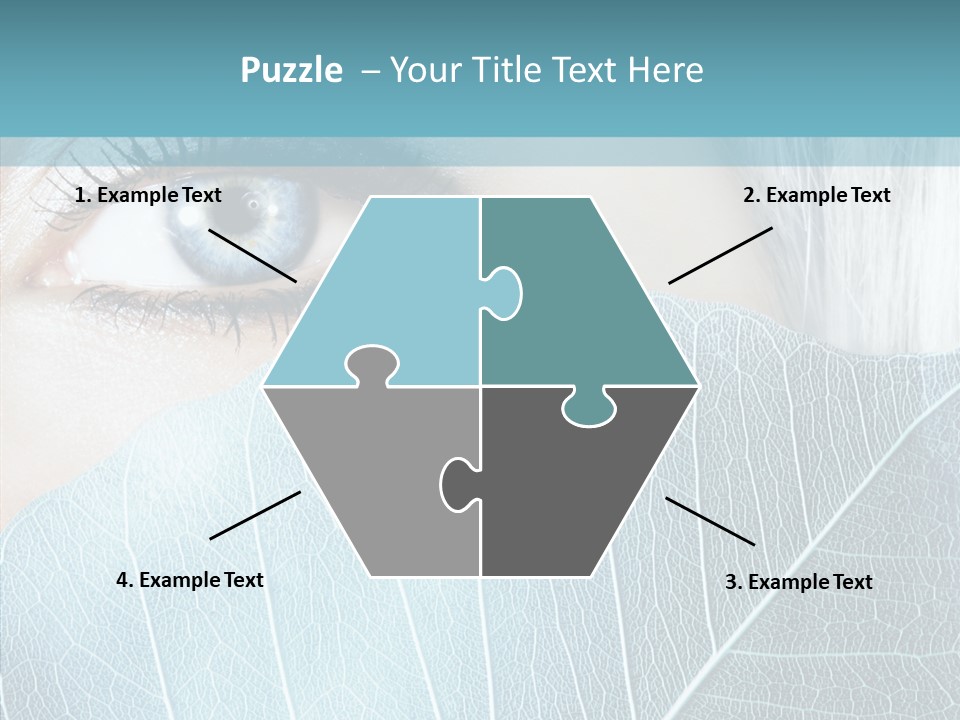 Natural Girl Mascara PowerPoint Template