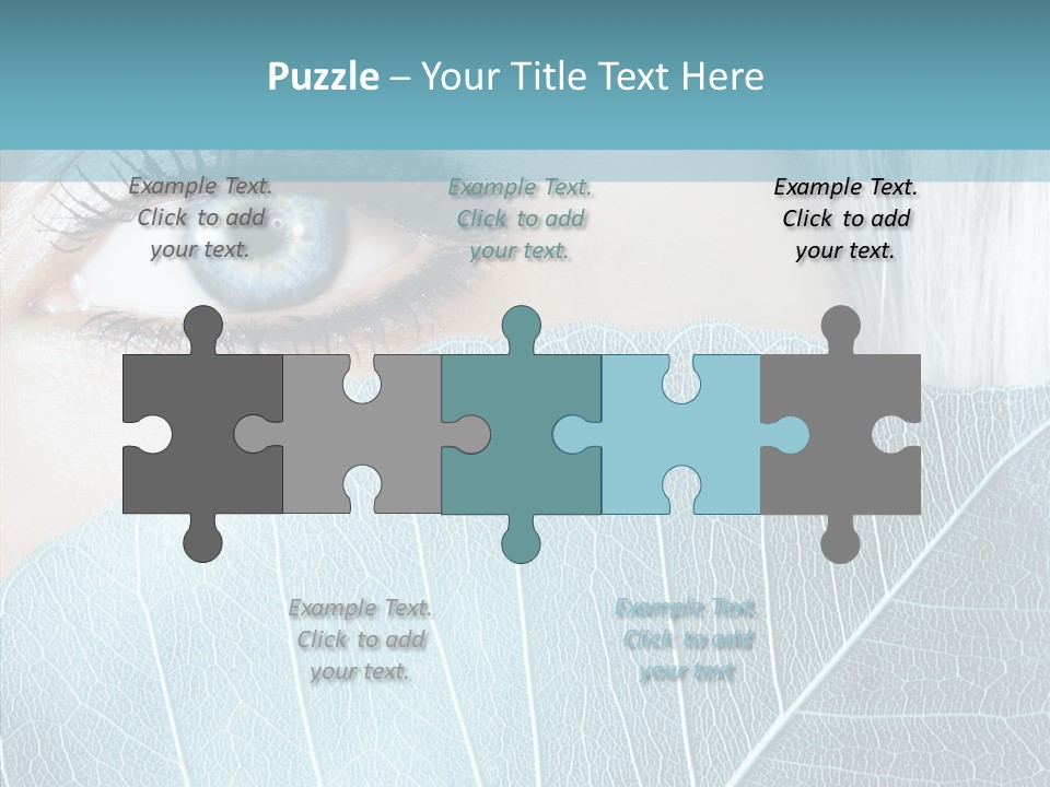 Natural Girl Mascara PowerPoint Template