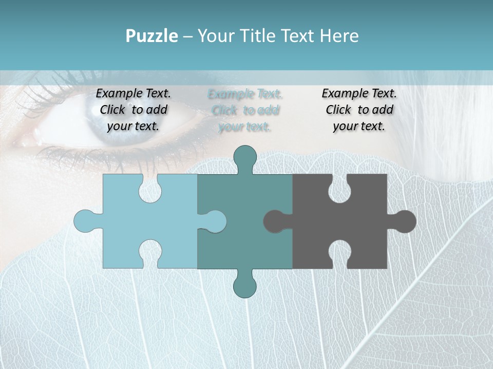 Natural Girl Mascara PowerPoint Template