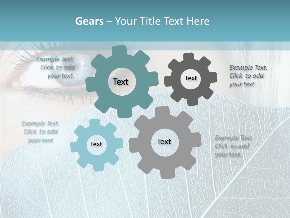 Natural Girl Mascara PowerPoint Template