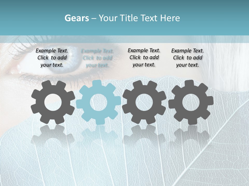 Natural Girl Mascara PowerPoint Template