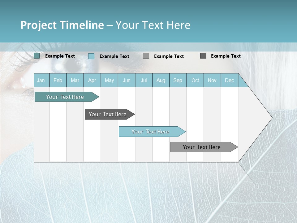 Natural Girl Mascara PowerPoint Template