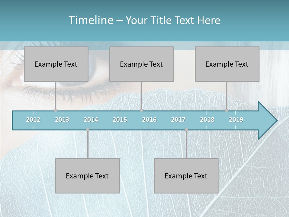 Natural Girl Mascara PowerPoint Template