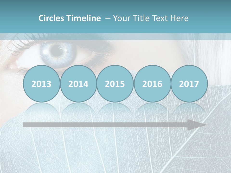 Natural Girl Mascara PowerPoint Template