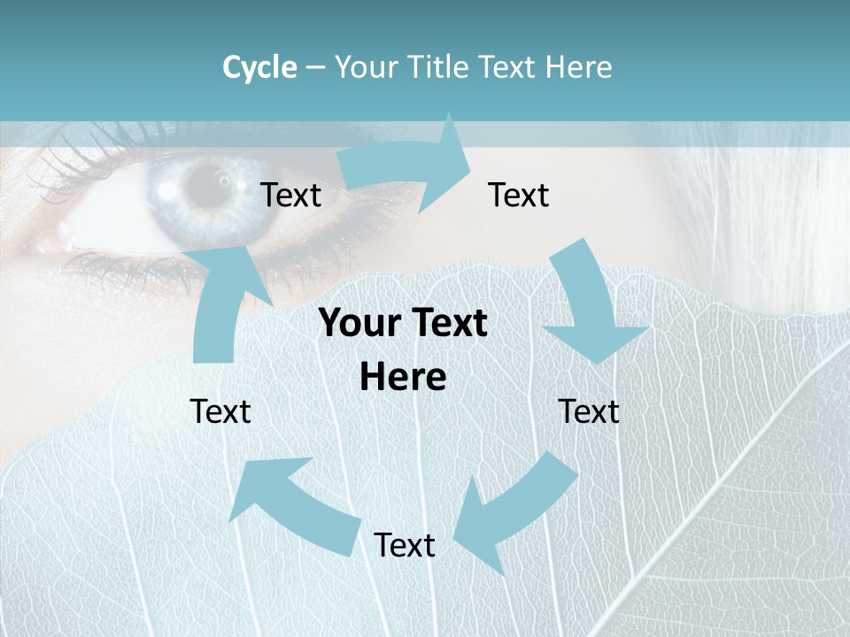 Natural Girl Mascara PowerPoint Template