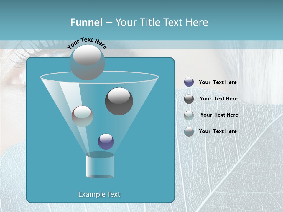 Natural Girl Mascara PowerPoint Template