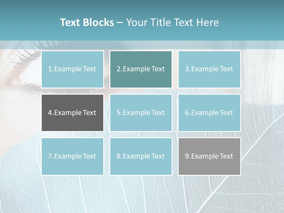 Natural Girl Mascara PowerPoint Template