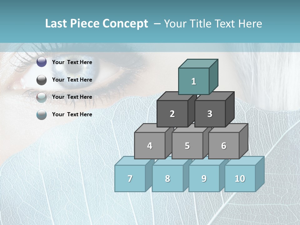 Natural Girl Mascara PowerPoint Template