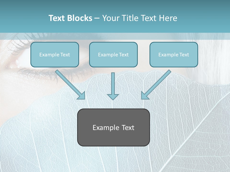 Natural Girl Mascara PowerPoint Template