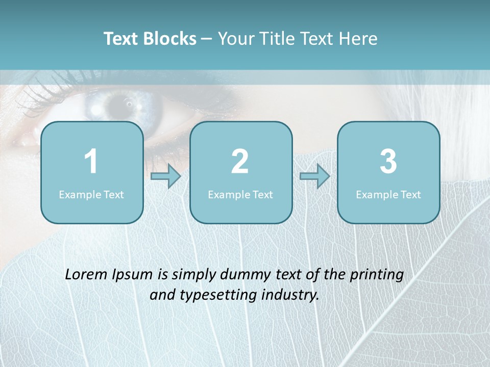 Natural Girl Mascara PowerPoint Template