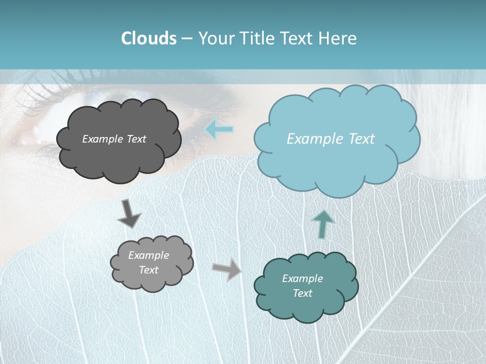 Natural Girl Mascara PowerPoint Template