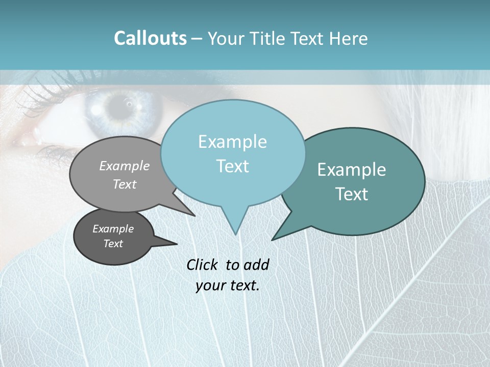 Natural Girl Mascara PowerPoint Template