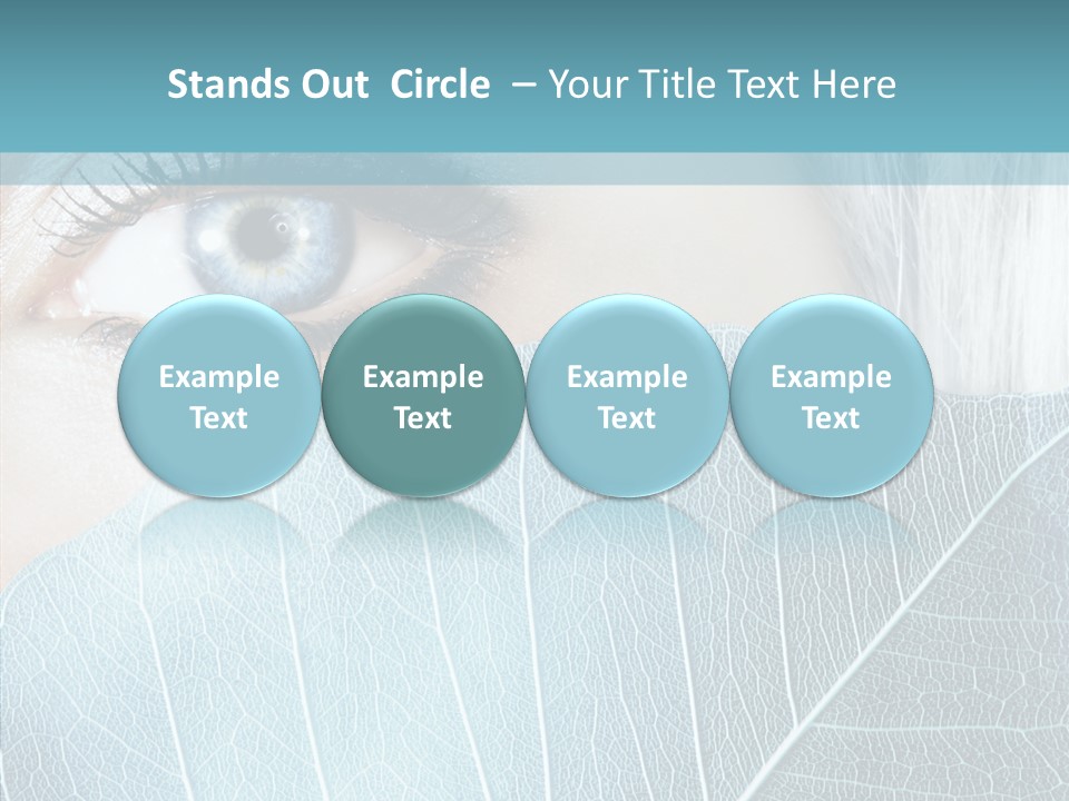 Natural Girl Mascara PowerPoint Template