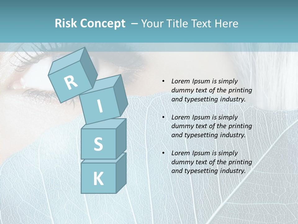 Natural Girl Mascara PowerPoint Template