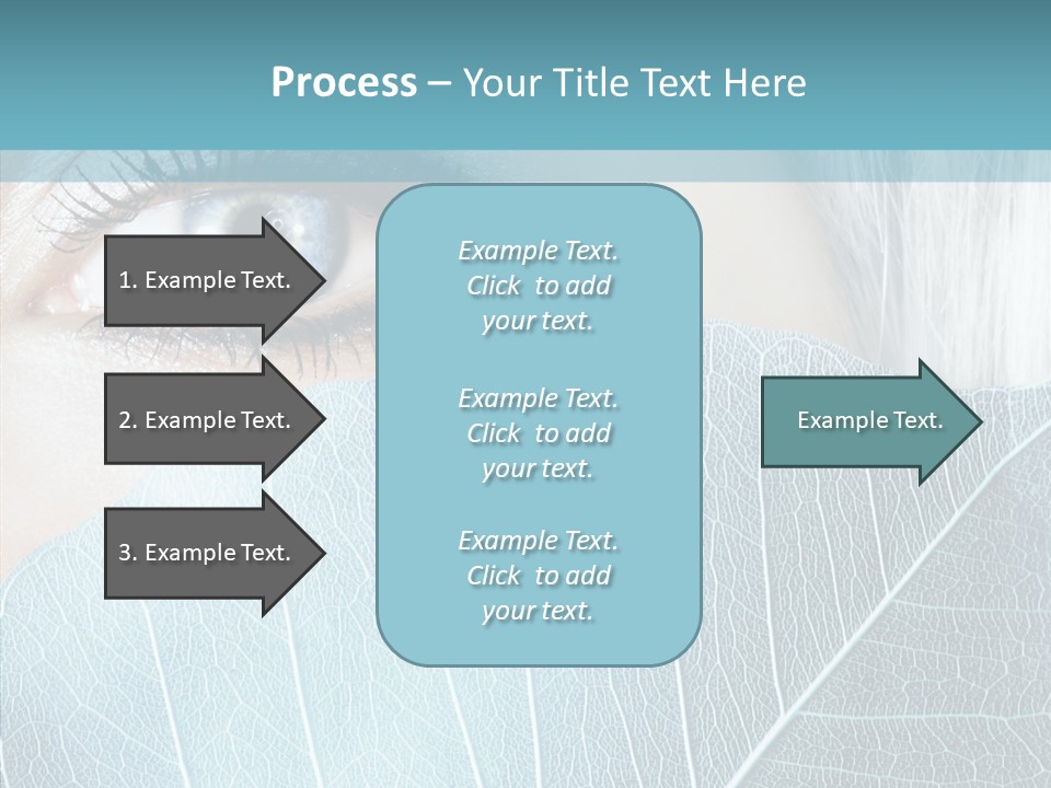 Natural Girl Mascara PowerPoint Template