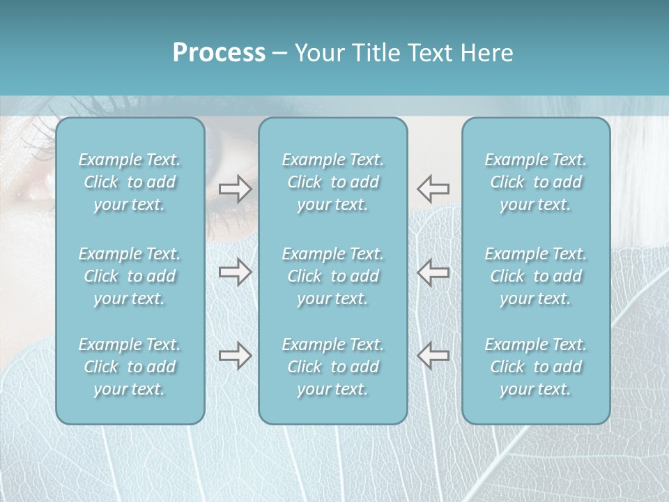Natural Girl Mascara PowerPoint Template