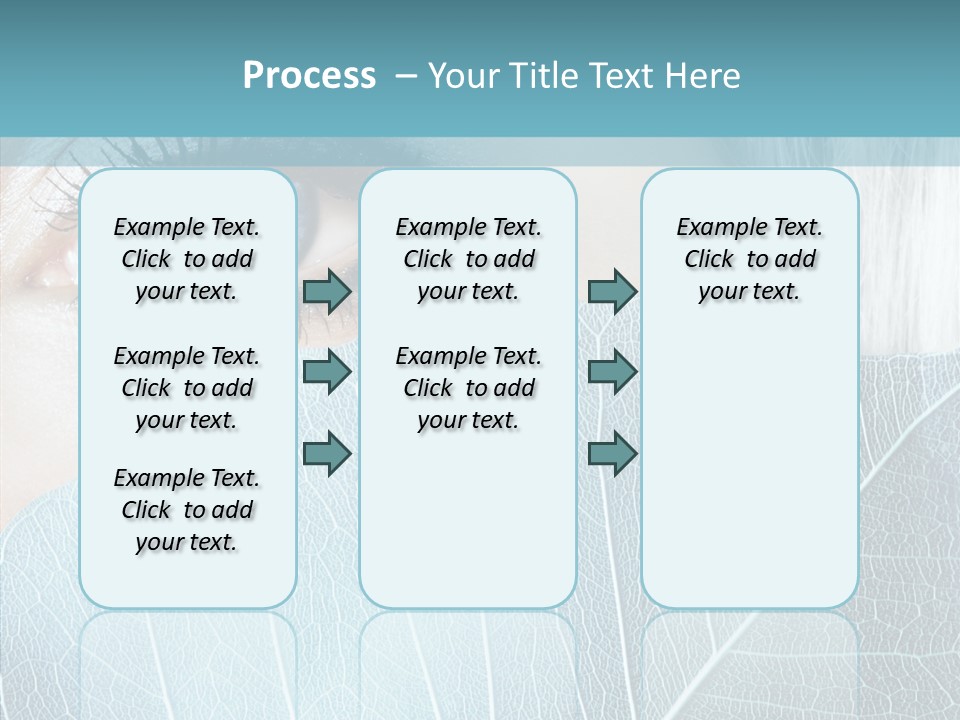 Natural Girl Mascara PowerPoint Template