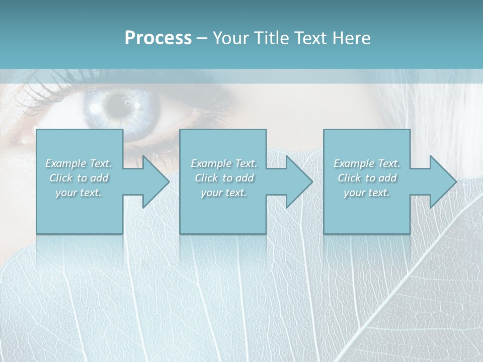 Natural Girl Mascara PowerPoint Template