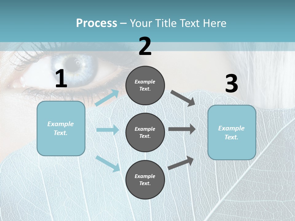 Natural Girl Mascara PowerPoint Template