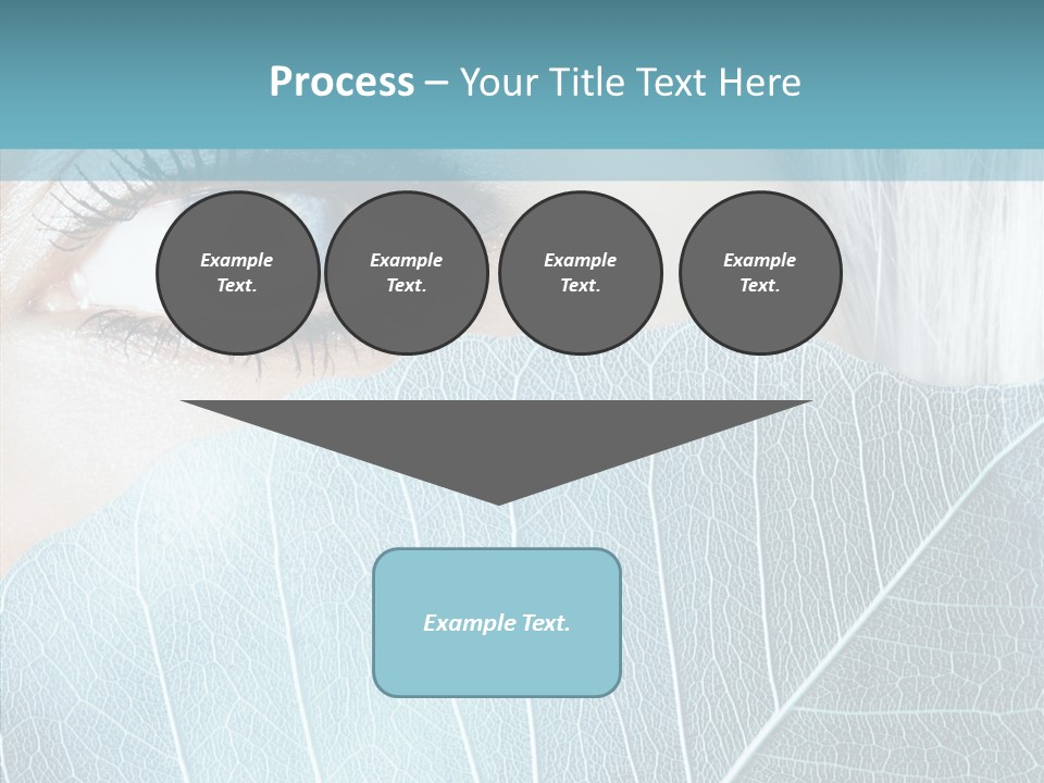 Natural Girl Mascara PowerPoint Template