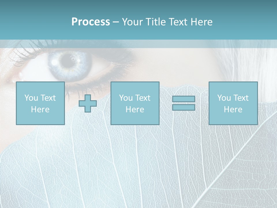 Natural Girl Mascara PowerPoint Template