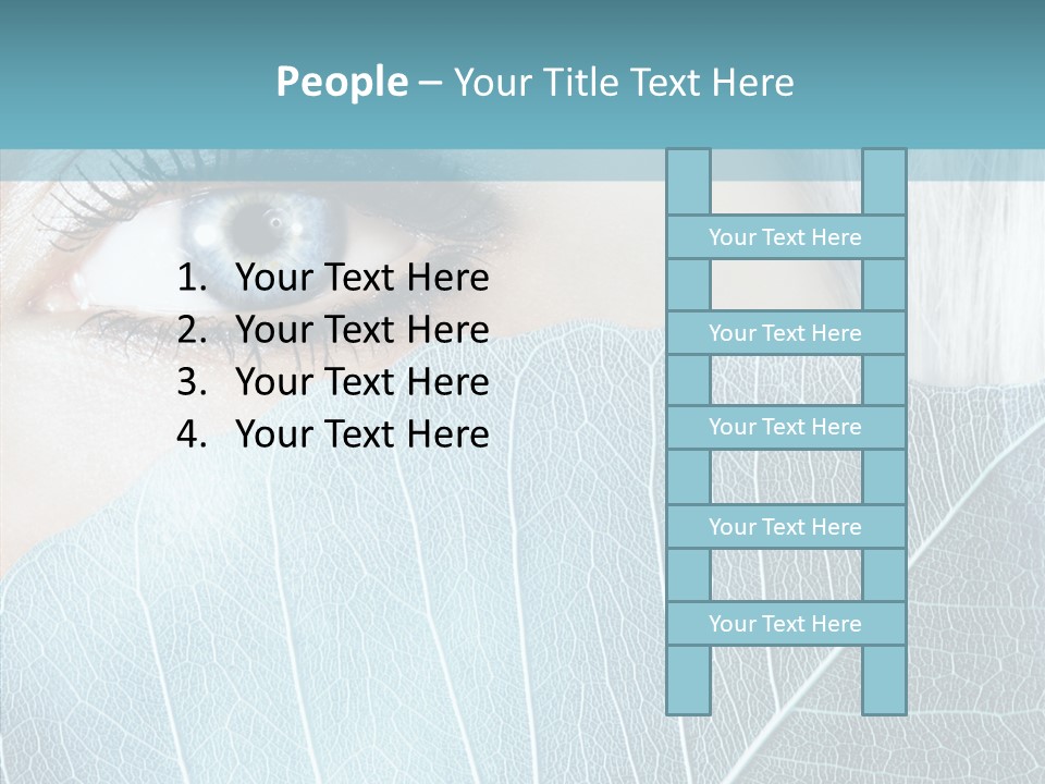 Natural Girl Mascara PowerPoint Template