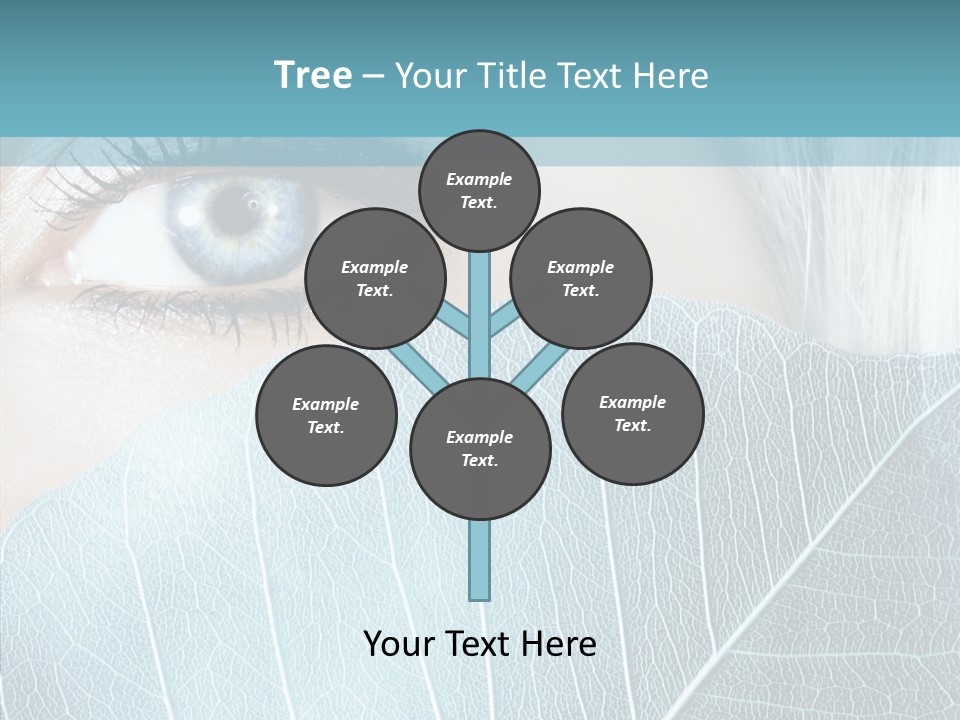 Natural Girl Mascara PowerPoint Template