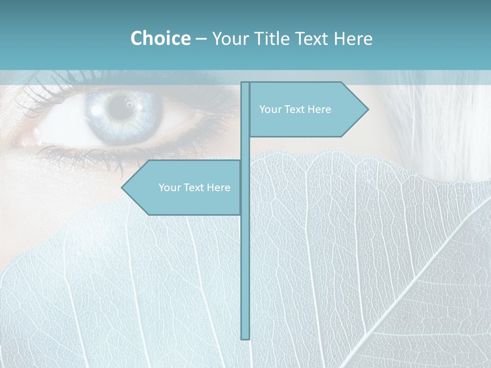 Natural Girl Mascara PowerPoint Template