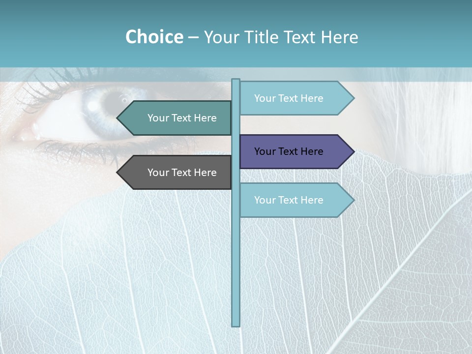 Natural Girl Mascara PowerPoint Template