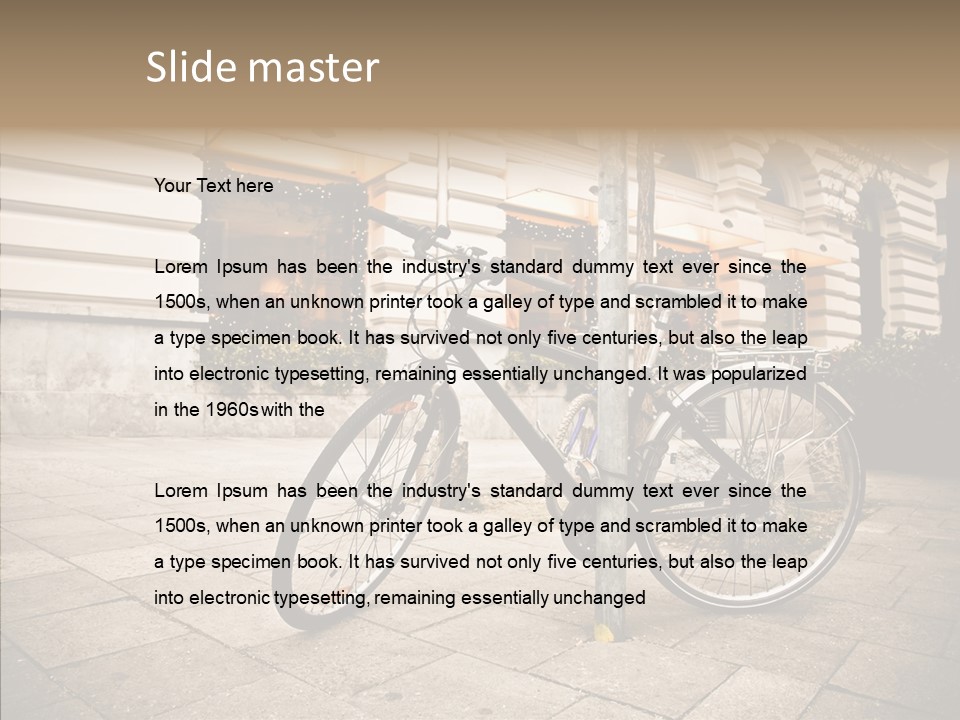 Sport Transportation Outdoors PowerPoint Template