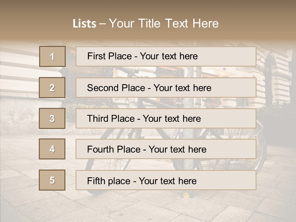 Sport Transportation Outdoors PowerPoint Template