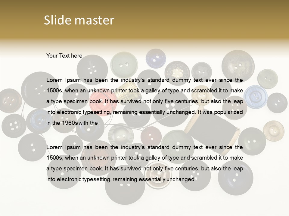 Colorful Texture Hobby PowerPoint Template