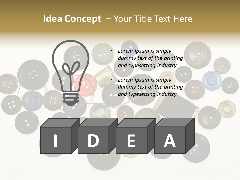 Colorful Texture Hobby PowerPoint Template