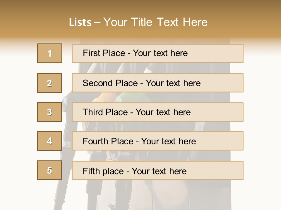 Transportation Gasstation Environment PowerPoint Template