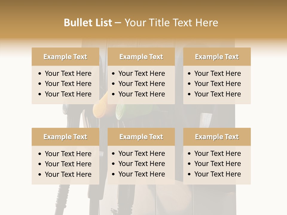 Transportation Gasstation Environment PowerPoint Template