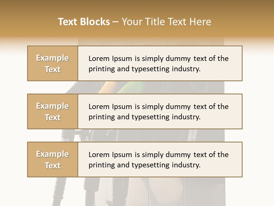 Transportation Gasstation Environment PowerPoint Template