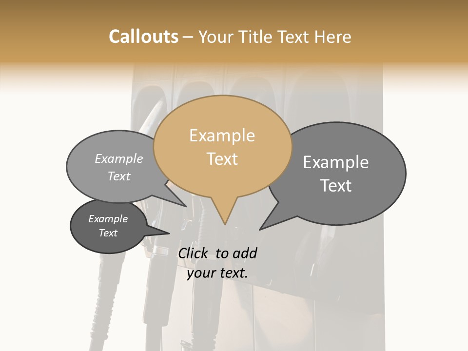 Transportation Gasstation Environment PowerPoint Template