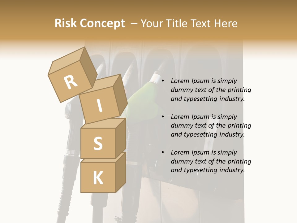Transportation Gasstation Environment PowerPoint Template