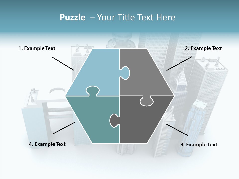 Growth Architecture City PowerPoint Template