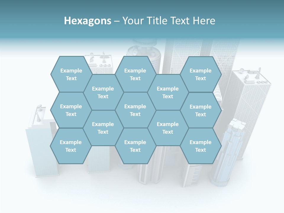 Growth Architecture City PowerPoint Template