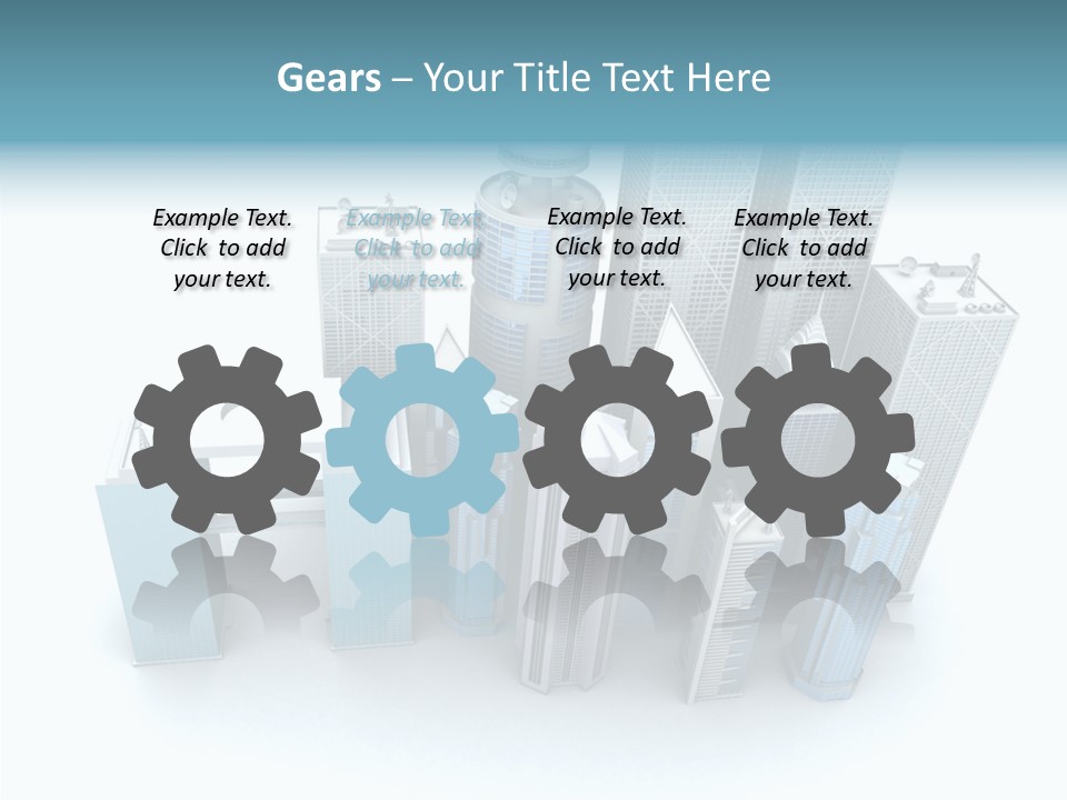 Growth Architecture City PowerPoint Template