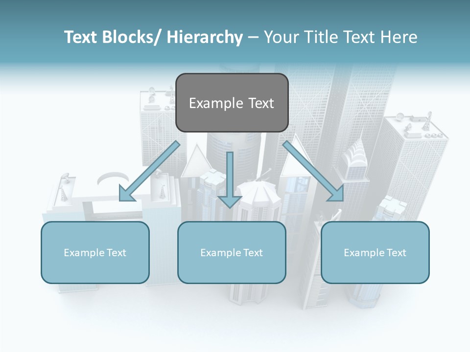 Growth Architecture City PowerPoint Template
