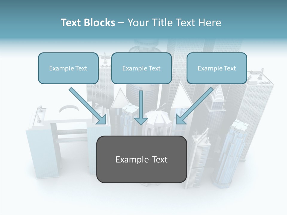 Growth Architecture City PowerPoint Template