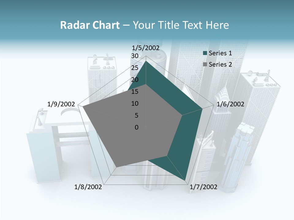 Growth Architecture City PowerPoint Template