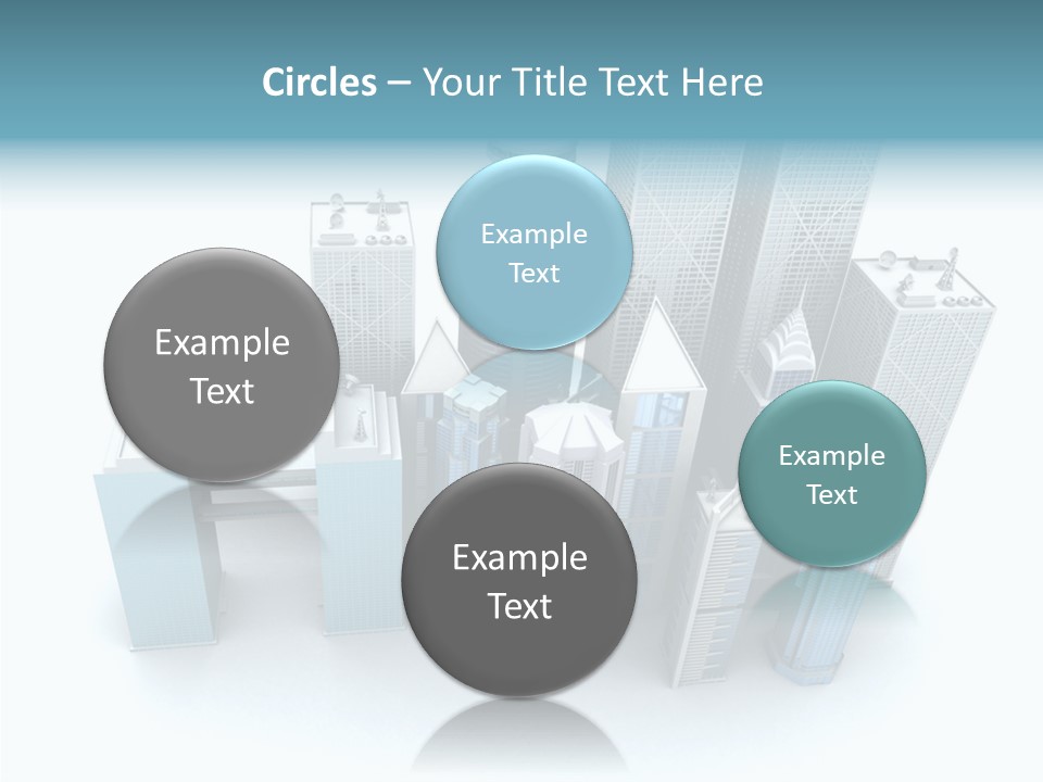 Growth Architecture City PowerPoint Template