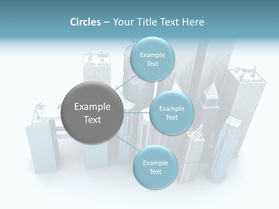 Growth Architecture City PowerPoint Template