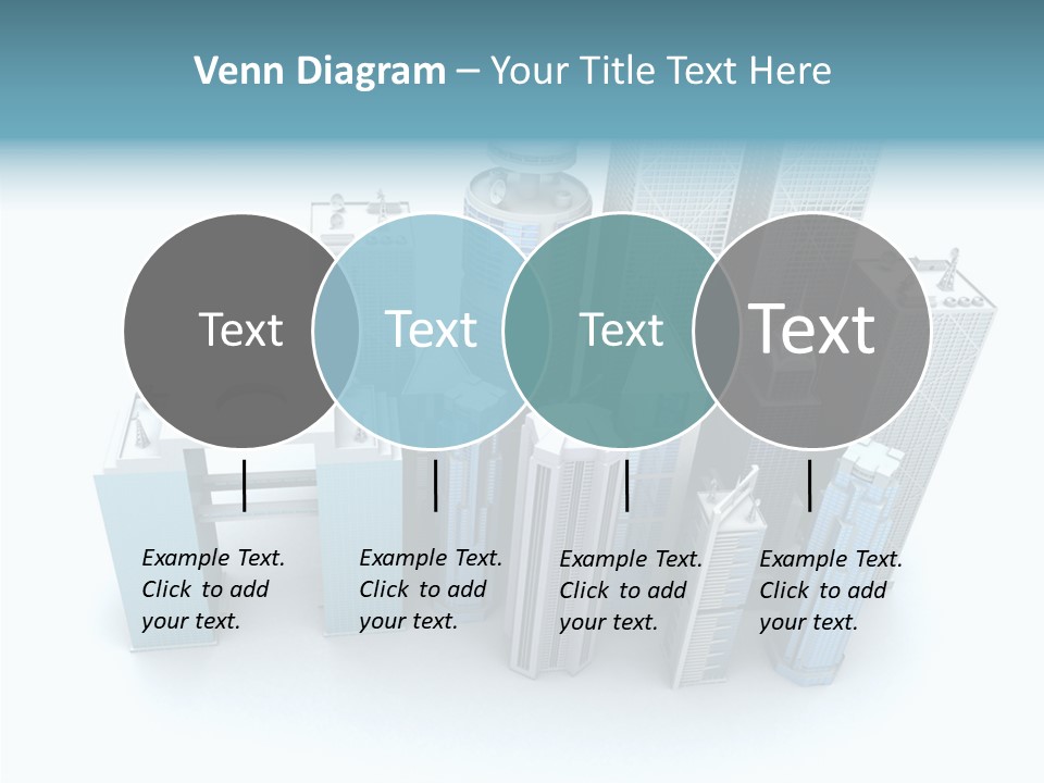 Growth Architecture City PowerPoint Template