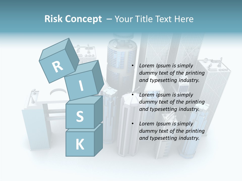 Growth Architecture City PowerPoint Template